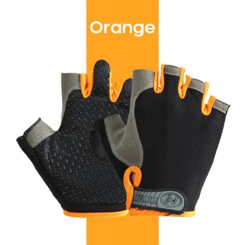 Luvas de treinamento de fitness sem dedos para homens e mulheres, antiderrapante, respirável, ginásio, musculação, exercício, esportes, ciclismo, bicicleta - Image 1