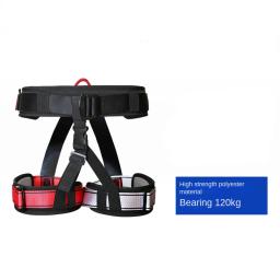 Cave ao ar livre escalada e montanhismo cinto de segurança, arnês ajustável, cintura arnês, metade do comprimento, alta trabalho, equipamentos de segurança - Image 2