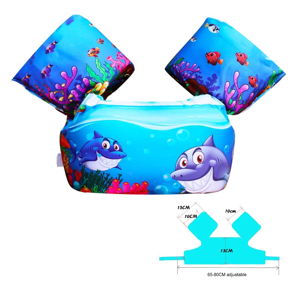 Anel de natação para crianças, Cartoon Swim, braçadeiras flutuantes, boia, piscina fofa, anéis para crianças, bebê, braço da criança - Image 1