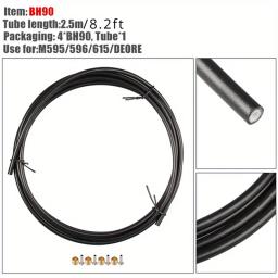 Carcaça de tubo de mangueira de freio a disco hidráulico para Shimano SM-BH59/90 W/4 pares de bucha de compressão e agulha para Terktro Magura Sram - Image 4