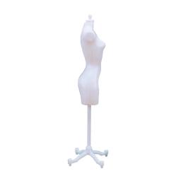 Modelo de manequim para roupas de boneca, suporte de vestido feminino, decoração DIY, suporte para exibição de vestuário, acessórios 21cm, 1 pc - Image 6