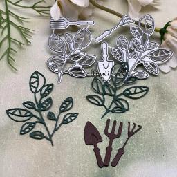 Ferramentas de jardinagem corte de metal dados para diy scrapbooking álbum cartões de papel artesanato decorativo gravação dados cortes - Image 1