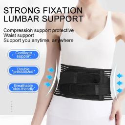 Cintura ajustável Suporte Brace para lombar Trainer, Sweat Belt para Esportes, Nova Assistência - Image 2