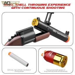 Lançador de granadas M79 Soft Shell Launcher Toy M79 Howitzer Soft Bullet Blast Shotgun Launcher para presente de aniversário infantil Jogo de tiro - Image 4