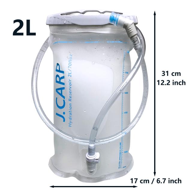 Bolsas de Hidatação AXEN: Reservatórios de Água 1L e 2L em TPU para Caminhadas, Corrida, Camping e Ciclismo