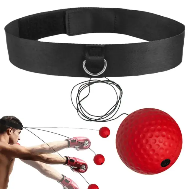 Reflex Boxe com Headband: Bola de Treino para Iniciantes em Fitness e Reação
