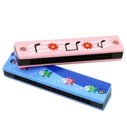 Cute Harmonica Instrumento Musical para Crianças, Montessori Brinquedo Educativo, Cartoon Padrão, Instrumento de Sopro, Presente Infantil, Brax - Image 3