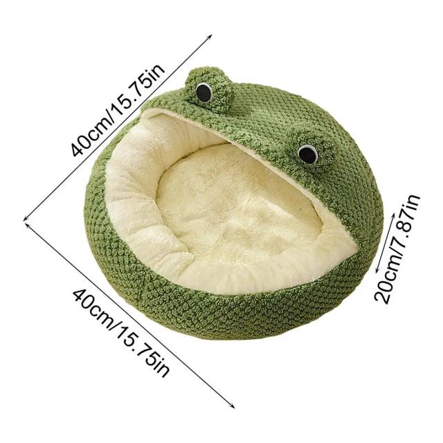 Cesta Aconchegante para Gatos com Tenda Cavernosa para Sono Profundo e Confortável