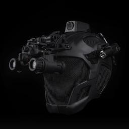 Capacete de proteção facial tática completa com montagem NVG Capacete de airsoft paintball de malha de aço ajustável e leve para jogo de cosplay - Image 2