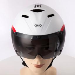 Triathlon Aero TT Capacete de Bicicleta para Homens e Mulheres, Óculos de Lente, Road Bike, Time Trial, Ciclismo, Competição - Image 5