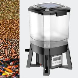 Sunsun-Alimentador Automático de Peixes para Aquário, CFF-206, Programável, com Painel Solar, sem Carregador - Image 2