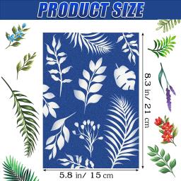 Silhueta Pintura Natureza Papel Impresso, Kid Craft Classe, DIY Arte Artesanato, Sun Papel Imprimir, Desenho Fácil, Cianotipo, 80 Pcs, 24 Pcs - Image 6