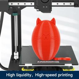Kingroon-3D Filamento de Impressora, TPU, 1kg, 1,75mm, Macio, Flexível, Material de Impressão, Alta Resiliência, Plástico TPU, Peso Líquido - Image 6