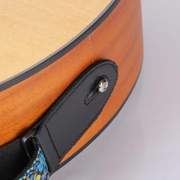 Correia de guitarra multi estilo para guitarra acústica, Correias de impressão coloridas ajustáveis, baixo elétrico - Image 5