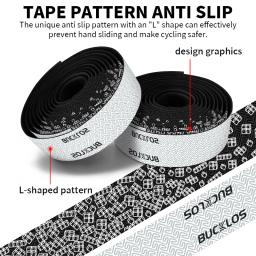 Bucklos fitas para guidão de bicicleta, absorção de choque, confortável, fita para guidão de bicicleta de estrada, peças de bicicleta de estrada - Image 5
