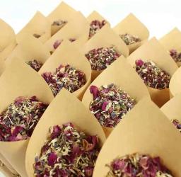 Pétalas biodegradáveis para casamento e decoração de festa, confetes biodegradáveis - Image 3