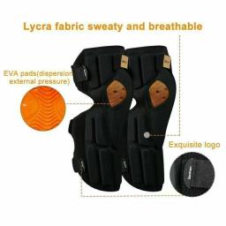Kit de Almofadas de Joelho e Cotovelo, Equipamento de Proteção, Joint Security, Motocicleta, Esqui, Ciclismo, 1 Par - Image 4