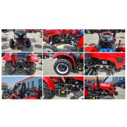 Atacado quatro rodas 4x4 compacto 50HP 60HP 80HP 100HP mini trator de jardim agrícola com cortador de grama - Image 6