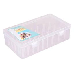 Caixa De Bobina De Plástico Transparente, Bobinas De Costura Threads Armazenamento, Caso De Classificação, Ferramentas Organizador, Cor Azul, Novo, Uso Doméstico - Image 6