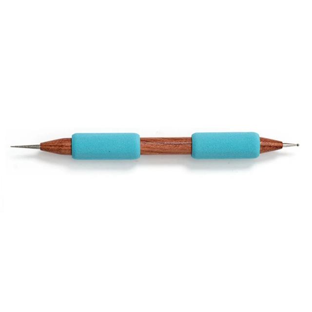 Escultura em Cerâmica Texturizada: Ferramenta Stylus para Acabamento e Gravação DIY com Agulha de Aço Inoxidável