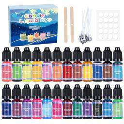 Corantes de vela Pigmento Set, Corante Líquido para Vela DIY, Sabão Corante Colorir, Artesanato Artesanal, Kit Pigmento Resina, 24 Cores, 20 Cores, 16 Cores, 18 Cores - Image 2