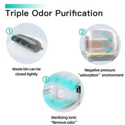 Tonepie caixa de areia automática para gatos, acessórios, porta inferior, cápsula, tela de ventilação, malha de filtro para substituição de banheiro para animais de estimação - Image 5