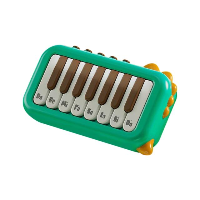 Piano Eletrônico de Bolso com Teclas Iluminadas e 3 Tons Intercambiáveis