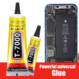 Cola DIY Reparação adesivo com precisão Aplicador Dica, Contato Preto, T7000, 15ml, 50ml, 110ml - Image 2