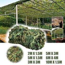 Redes de camuflagem militar para caça, Camo Netting para o treinamento do exército da floresta, Capas de carro, Sun Shelter, Camping Shade, 3m x 5m, 4m x 6m - Image 1