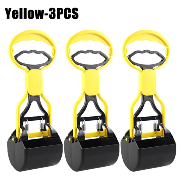 Coletor de resíduos para cães e gatos com punho reforçado, ideal para limpeza eficiente em 1 a 10 peças