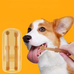 Dentes branqueamento cão e gato Silicone Soft Toothbrush, Oral Care, Puppy Toothbrush, Pet Kit, limpeza dos dentes, Pet fornecimentos - Image 3