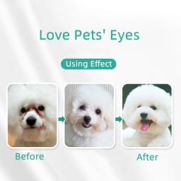 Gatos ou cães olhos/orelhas aloe remover manchas de lágrima toalhetes pet rasgo limpeza tecido toalhas de papel para animais de estimação olho toalhetes molhados limpo suprimentos - Image 4