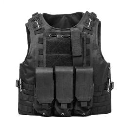 Colete Tactical Camouflage Combat, Airsoft Vest, Assault Coletes, Roupa ao ar livre, CS Sports and Hunting, Molle Equipment - Image 1