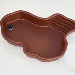 Banheira de tartaruga grande para répteis, piscina, acessórios para anfíbios com rampa, tigela de água para tartaruga, hamster, escorpião - Image 4