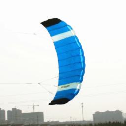 Dual Line Stunt Flying Power Kite, grande Kite macio para adultos, servo Volante, Windsurf Kevlar Line, arco-íris, frete grátis - Image 6