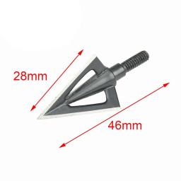 Outdoor Hunting Arrows Heads, Universal Compound Shooting Acessório, Broadheads para tiro com arco, 3 lâminas, 100 grãos, 6 pcs, 12 pcs, 24pcs - Image 2