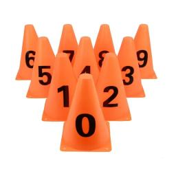 Cone De Disco De Treinamento De Agilidade Set, Jogo De Bola De Futebol, Cones Espaciais, Multi Esporte Equipamento De Treinamento, 23cm - Image 6