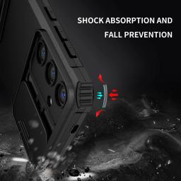 Capa preta rígida anti-queda para Samsung Galaxy, capa Kickstand, A55, A15, A35, A53, A54, 5G, A14, A34, A05S, S24 Ultra, S22 Plus, S21, FE S23 - Image 6