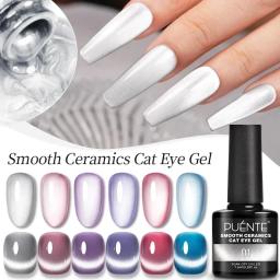 Esmalte de unha gel magnético de gato, cerâmica suave, brilhante, prata, luar, efeito olho de gato, imersão, verniz semi-permanente para arte em unhas - Image 3