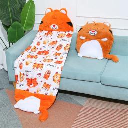 Saco de dormir dos desenhos animados para crianças, saco de dormir animal infantil, travesseiro boneca de pelúcia bebê, presente para meninos e meninas, 1 pc - Image 3
