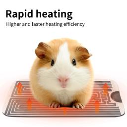 Minco aquece 220v-240v 5w/7w/14w/20w grafeno répteis almofada de aquecimento do animal de estimação almofada de aquecimento withtemperature controlador - Image 6