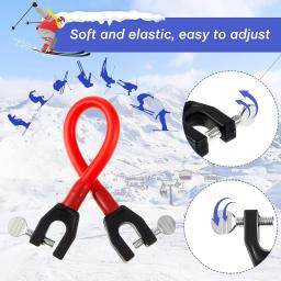 Mais novo conector de ponta de esqui iniciantes inverno crianças adultos auxílio de treinamento de esqui ao ar livre exercício esporte snowboard acessórios - Image 4