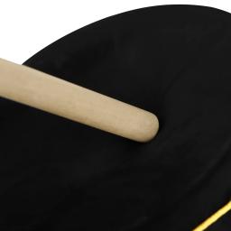 Borracha pele tambor com baquetas, pandeiro, pode ser transportado, instrumento de percussão, resistente e durável, tambor indiano - Image 4