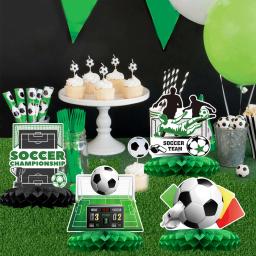 Honeycomb Theme Birthday Party Decorações, Labirinto Futebol Jogo, Fontes De Festa De Esportes, Ornamentos De Futebol - Image 4