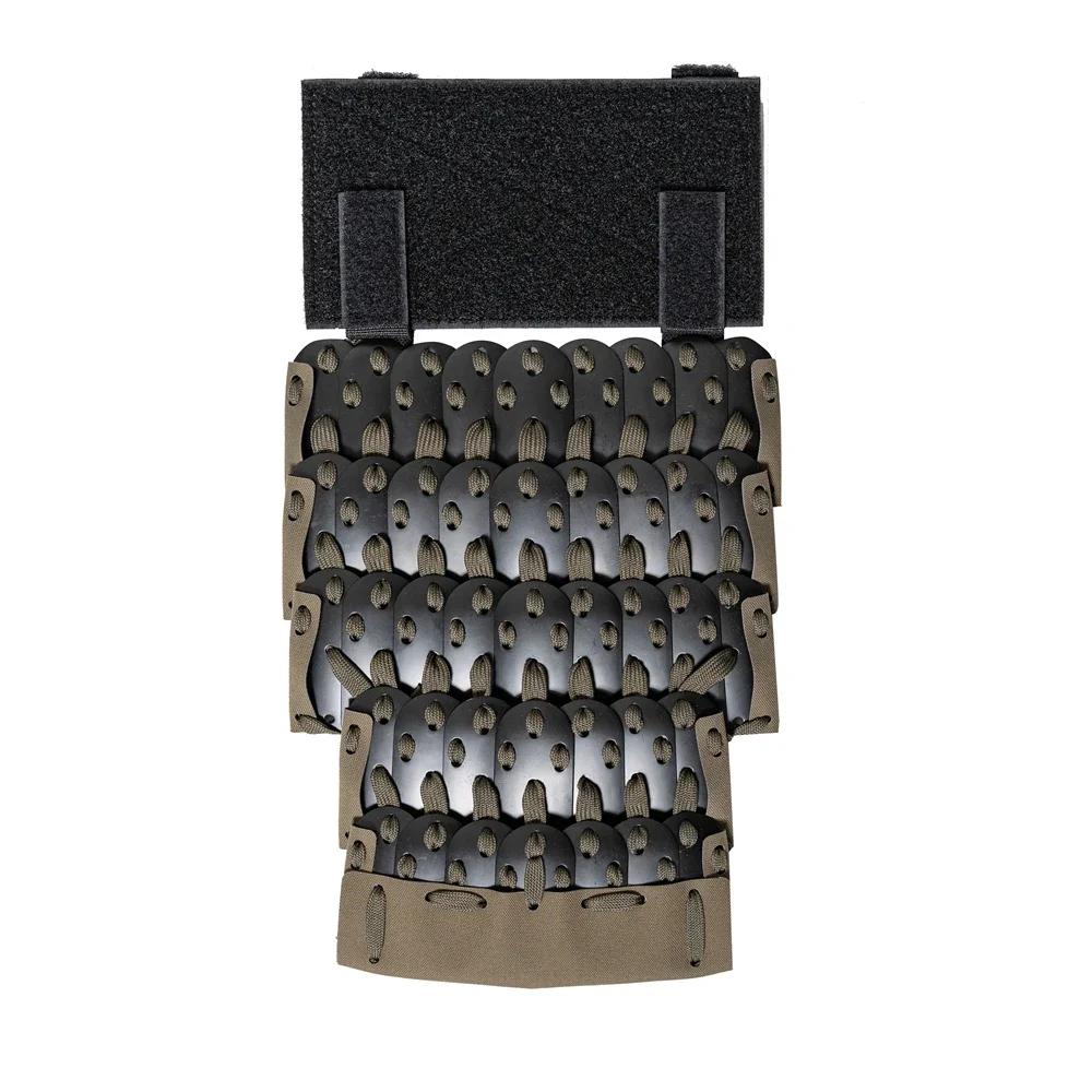 Saco De Armadura De Ombro Tático, Proteção De Metal De Aço Inoxidável, Airsoft Paintball Engrenagem Protetora - Image 1