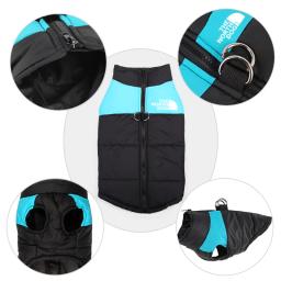 Impermeável Colete Quente para Pet, Roupa Do Cão, Colete Do Gato, Cachorro Casacos De Esqui, Verde, Vermelho, Azul, Rosa, Grande, Inverno, 8 Tamanhos, S-5XL - Image 6