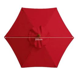Substituição do pano de guarda-chuva do pátio, Proteção solar, Mesa ao ar livre Pendurada Canopy, Tampa de sombreamento, 2m - Image 6