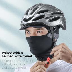 Boné de Ciclismo Respirável com Aba, Verão, À Prova de Sol, Chapéu Esportivo, Motocicleta, Equitação de Bicicleta, Alta Elasticidade - Image 5