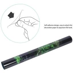 Aquário Cartaz De Fundo, 3D PVC Adesivo Adesivo, Tanque De Peixes, Fundo Do Mundo Subaquático, Papel De Decoração, Papel De Parede Paisagem - Image 4