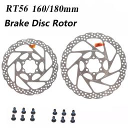 Deore SM-RT56 mtb bicicleta rotor de freio a disco 6 parafusos mountain bikes disco m610 rt56 m6000 disco freio 160mm 180mm mtb acessórios da bicicleta - Image 1
